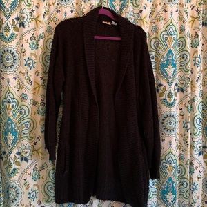 Black long sweater